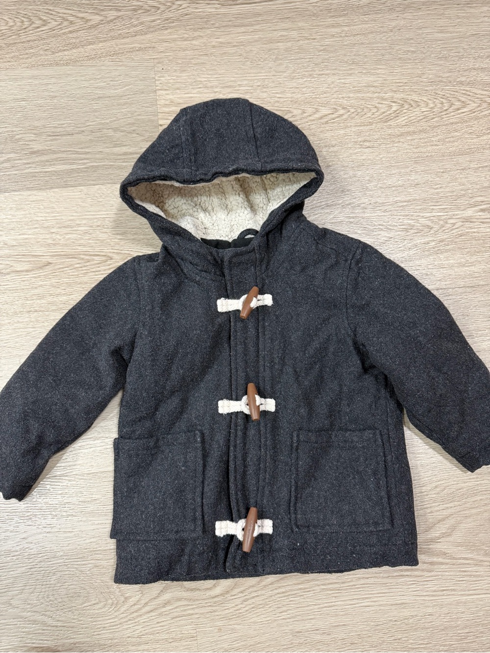 Old Navy Kids Hooded Trench Coat Fleece
